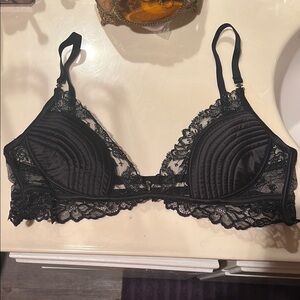 Elegant Black Lace Bralette